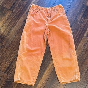 We The Free Orange Wide Leg Pants